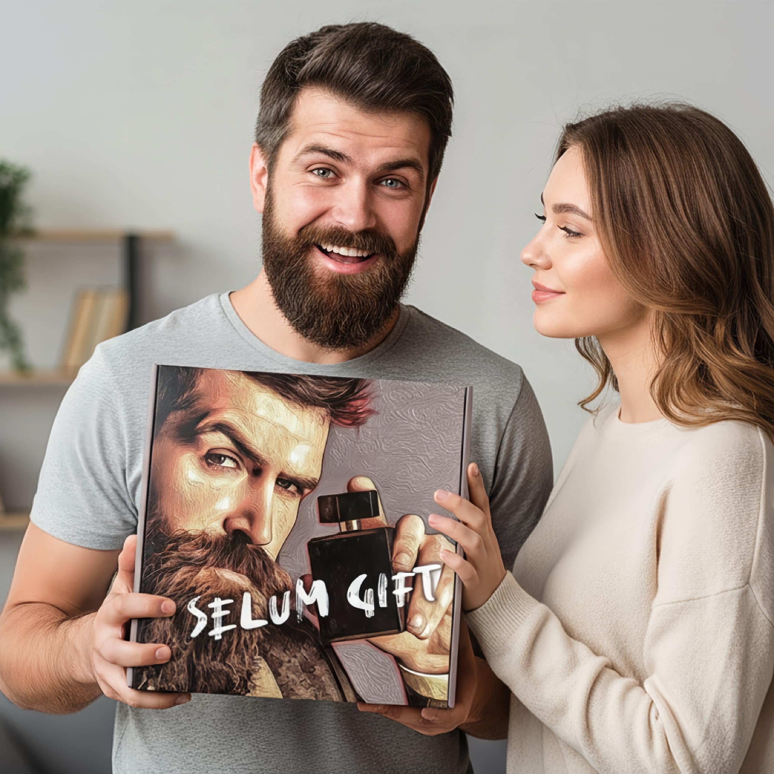 SeLuM Coffret cadeau noir velours, emballage securise et elegant