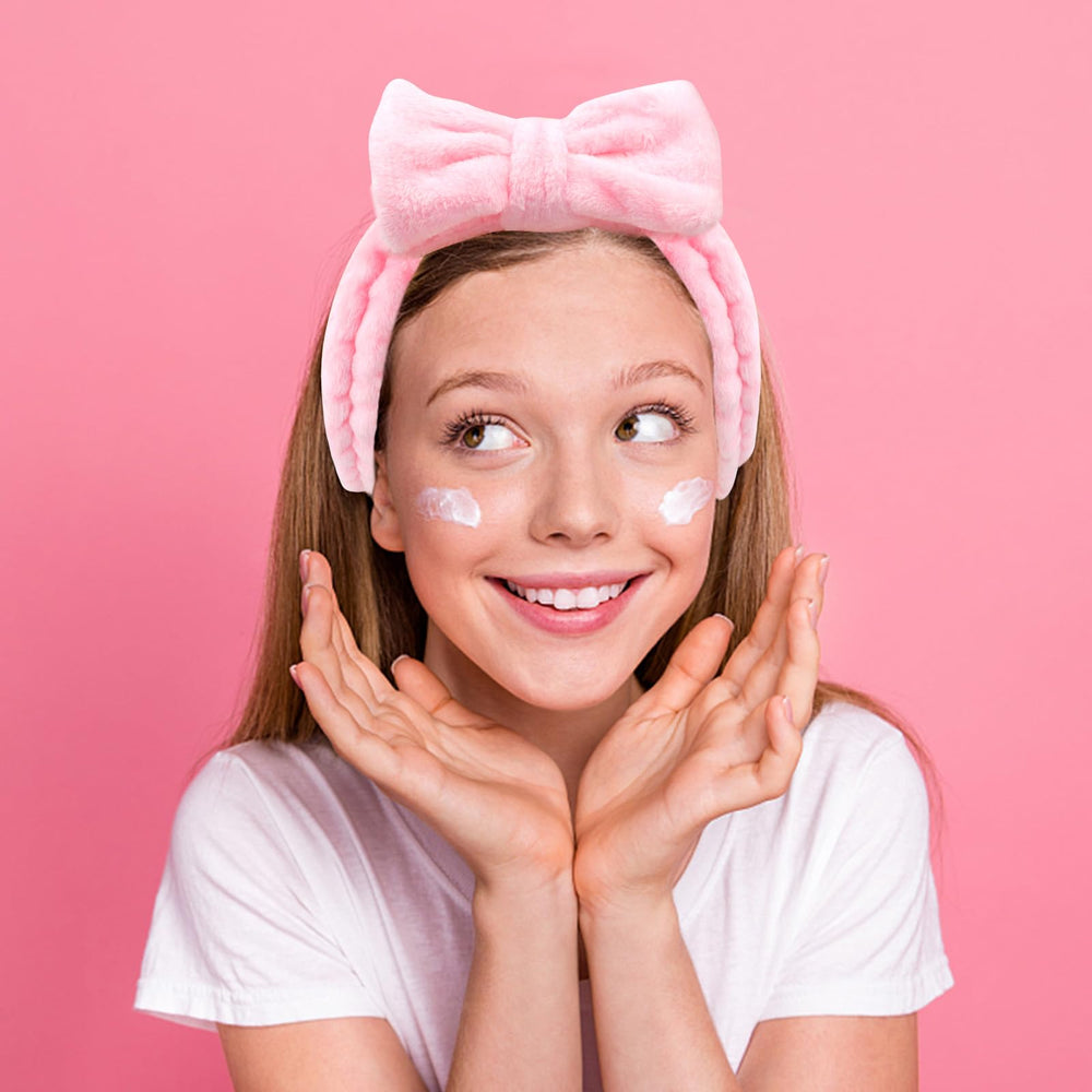 Semato bandeau spa rose, idéal lors de soirées pyjama et cadeaux