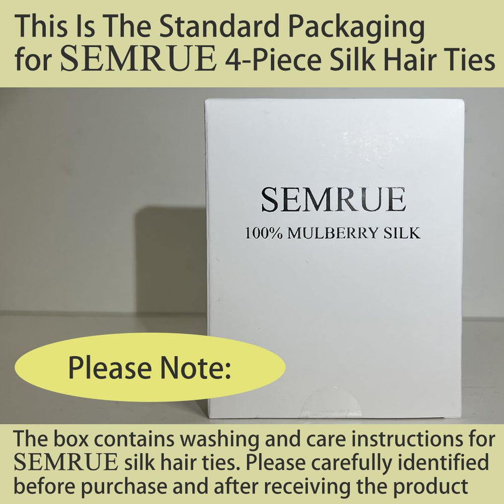 SEMRUE soin nocturne cheveux soie noir, réduit les frottements pendant le coucher.