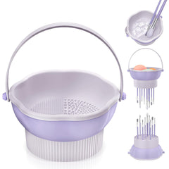 Senbowe tapis-nettoyant pinceaux maquillage en silicone pour nettoyage en douceur.