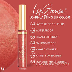 Application précise de LipSense pour un fini personnalisé.