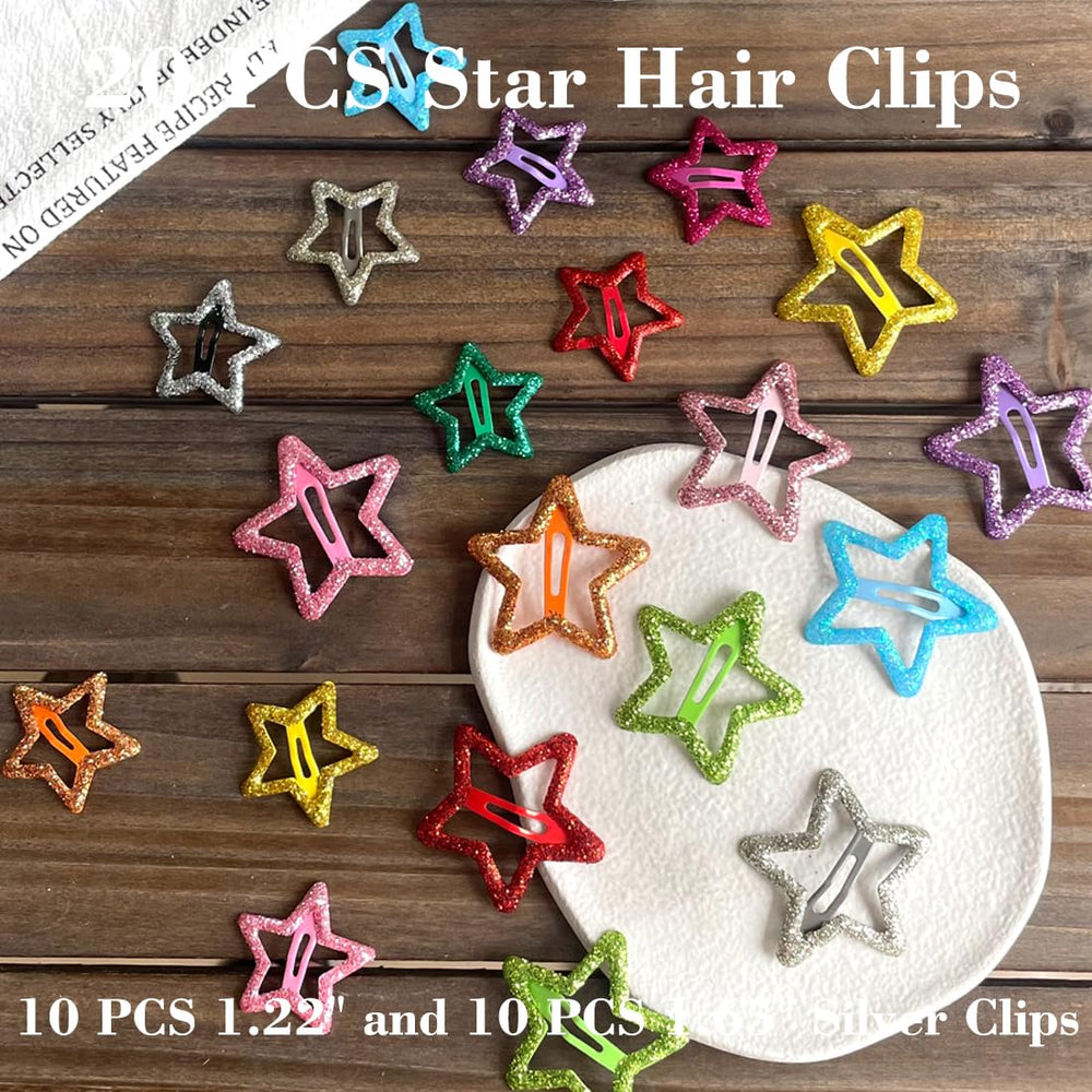 Seneeel barrettes étoiles : parfaites pour coiffer cheveux fins et épais.