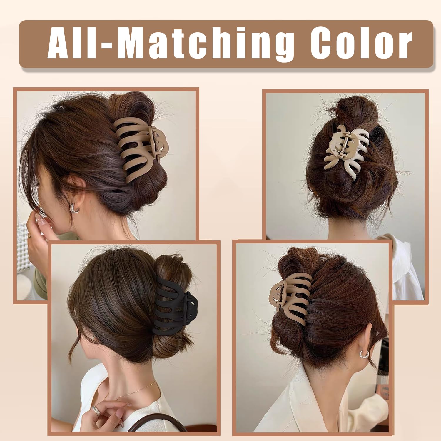 Seneeel pince cheveux pieuvre usage quotidien pratique et polyvalent