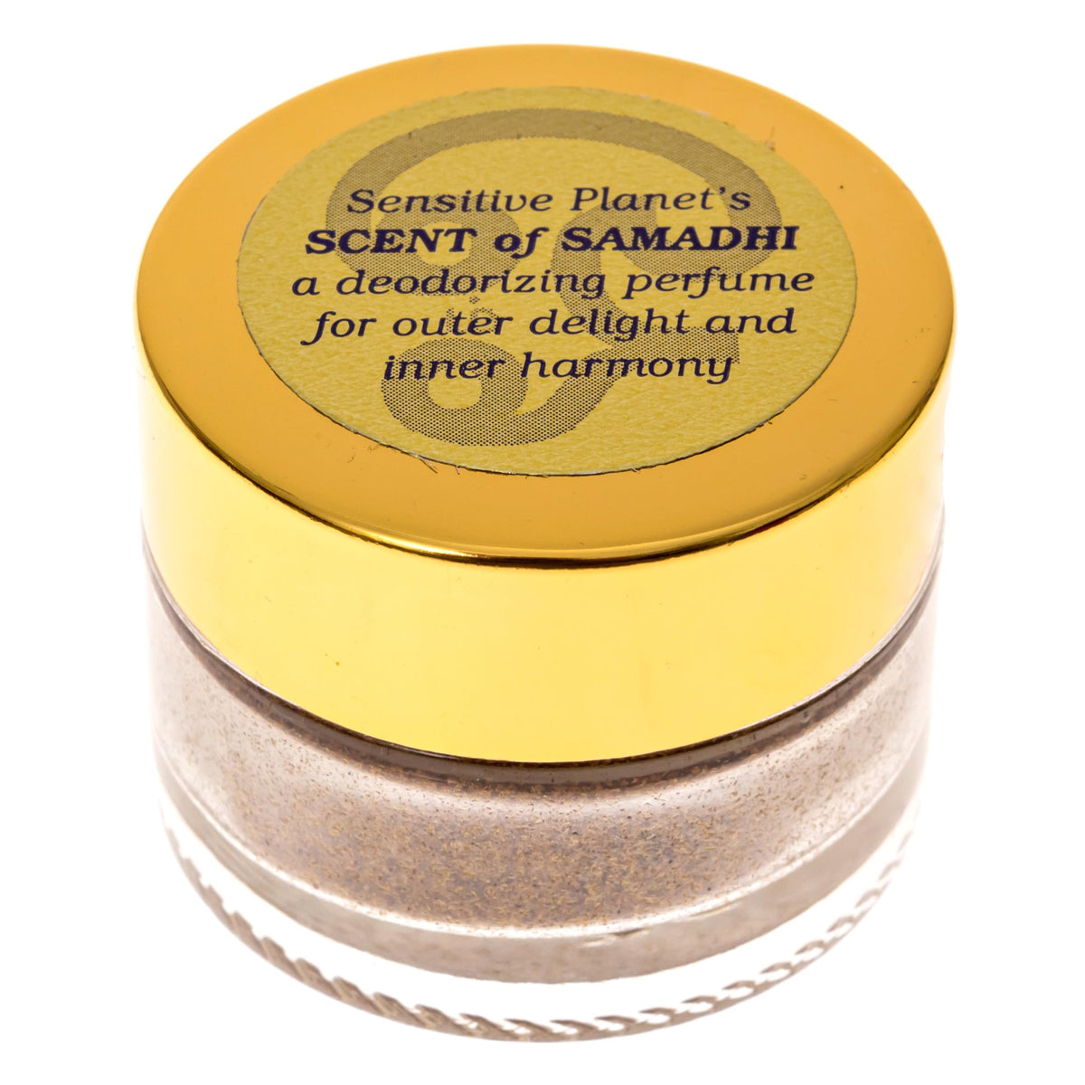 Scent of Samadhi dans son pot, parfum naturel qui évolue avec votre corps.