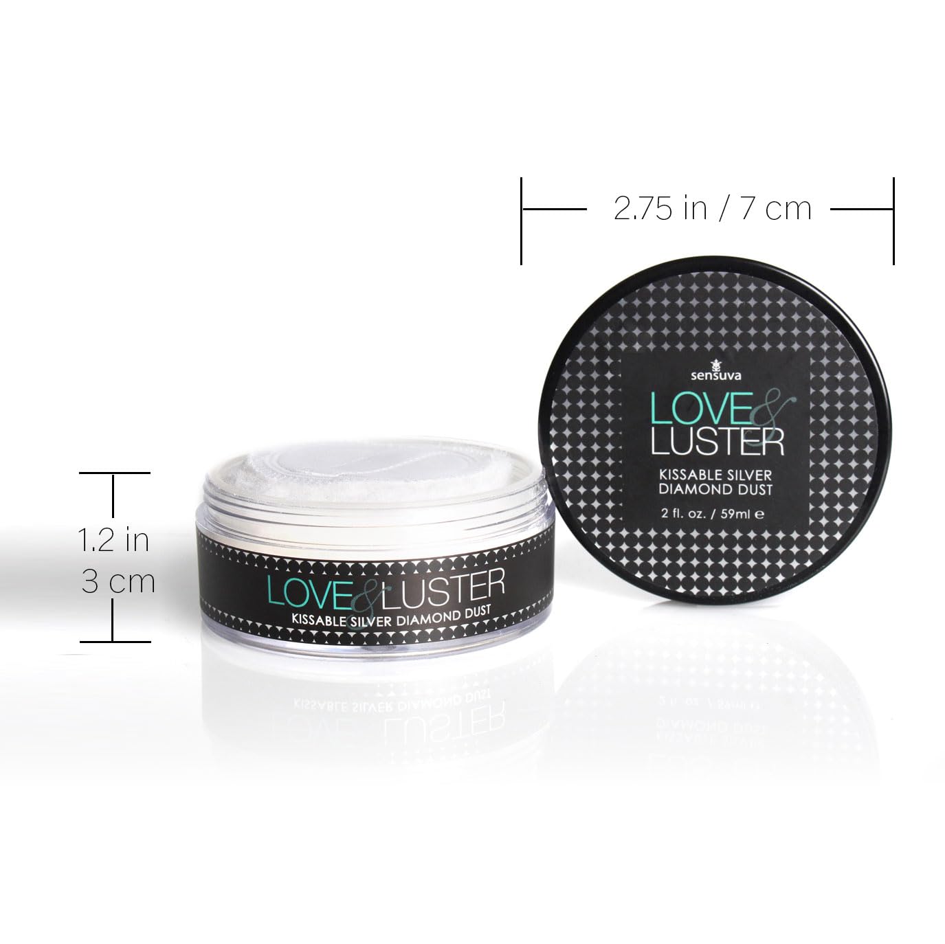 Sensuva Love & Luster Diamond Dust sublime le corps sans alourdir la peau.