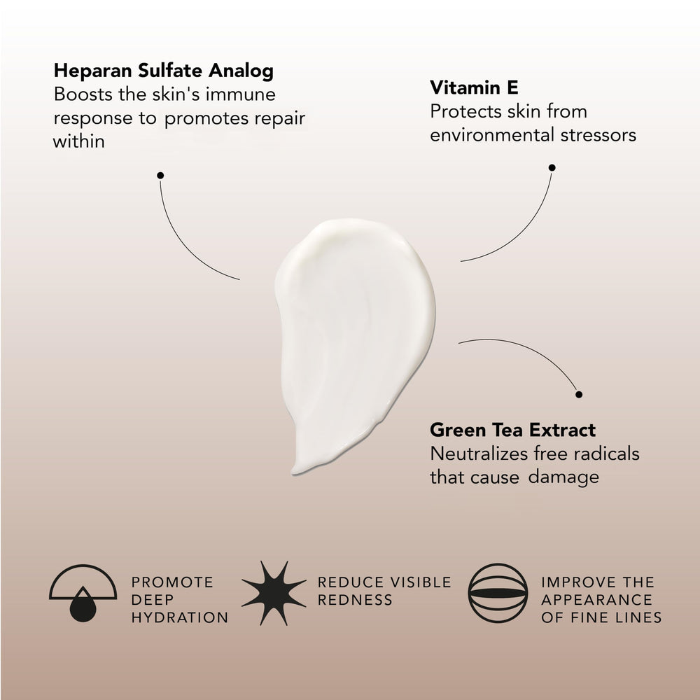 Sente Dermal Repair Crème Étude clinique sur peau sensible.