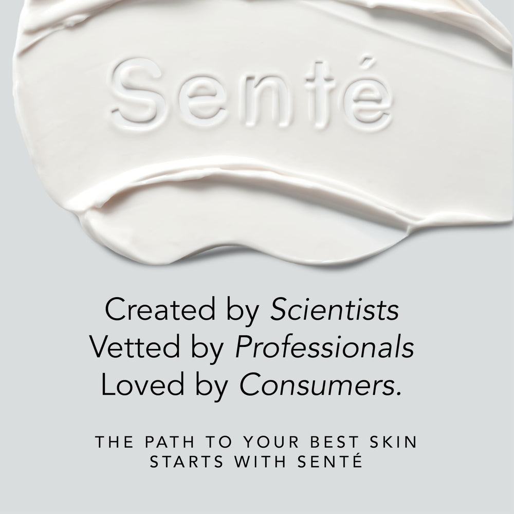 Sente nettoyant visage apaisant quotidien, emballage respectueux de l'environnement et recyclable.