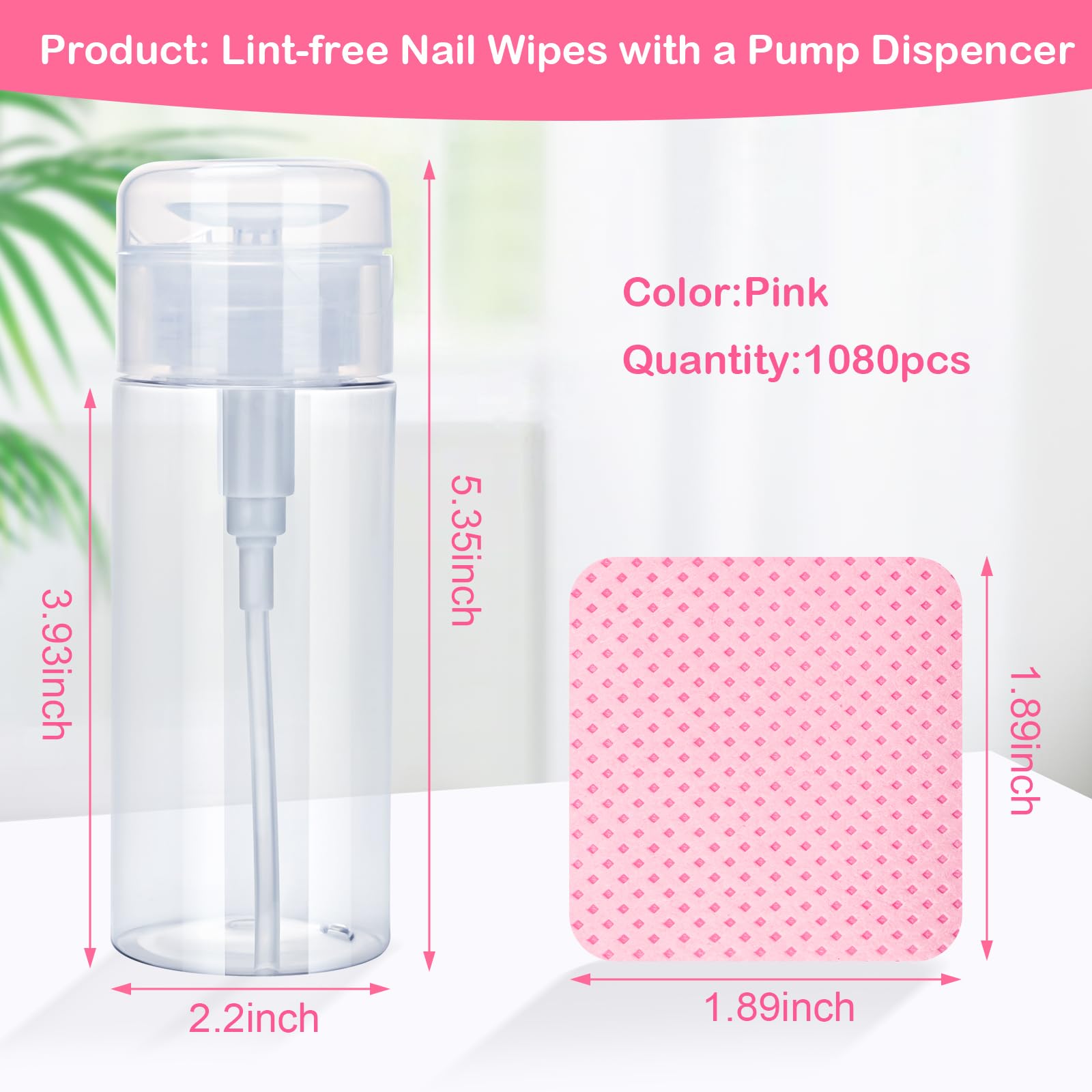 Lingettes préparation ongles Seonggong, pratiques pour la surface des ongles.