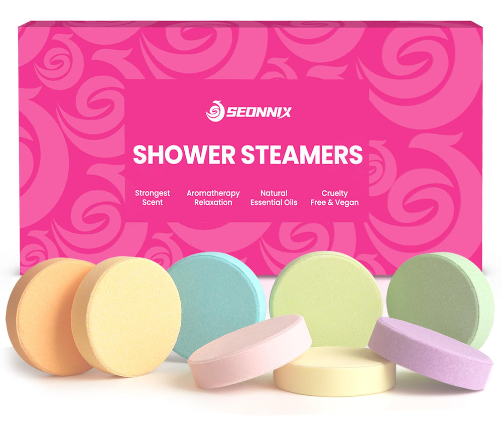 SEONNIX bombes douche 8-pack, détente instantanée et parfum agréable.
