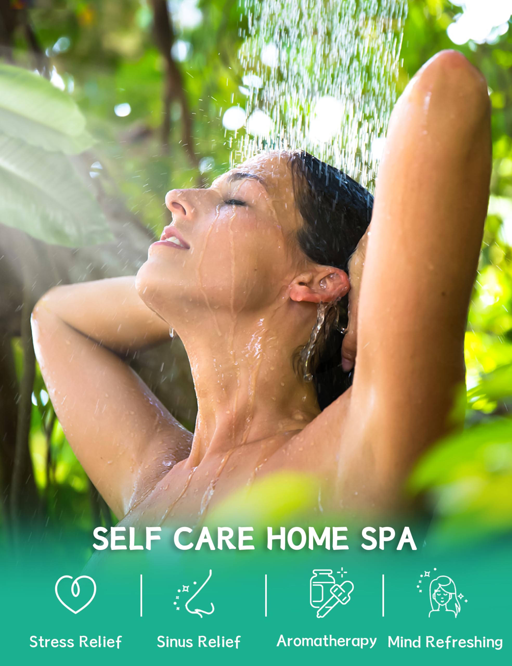 SEONNIX bombes-douche menthol-eucalyptus relaxation et revitalisation après usage.