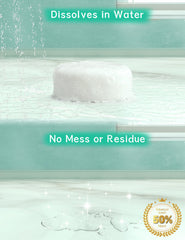 SEONNIX bombes-douche menthol-eucalyptus utilisation dans la douche pour aromathérapie rafraîchissante.