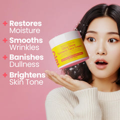 SeoulCeuticals Crème visage texture lisse, texture onctueuse et peau douce.