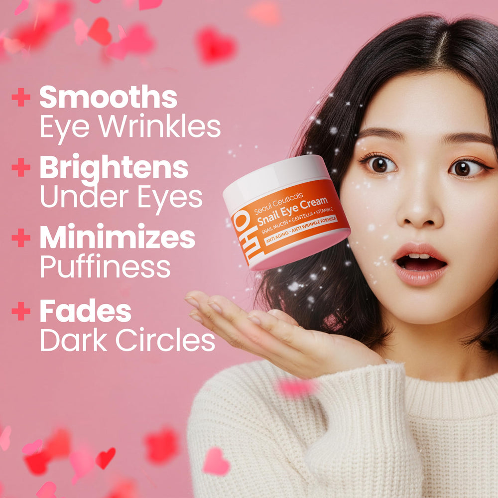 SeoulCeuticals crème yeux mucine escargot, emballage éco-responsable.