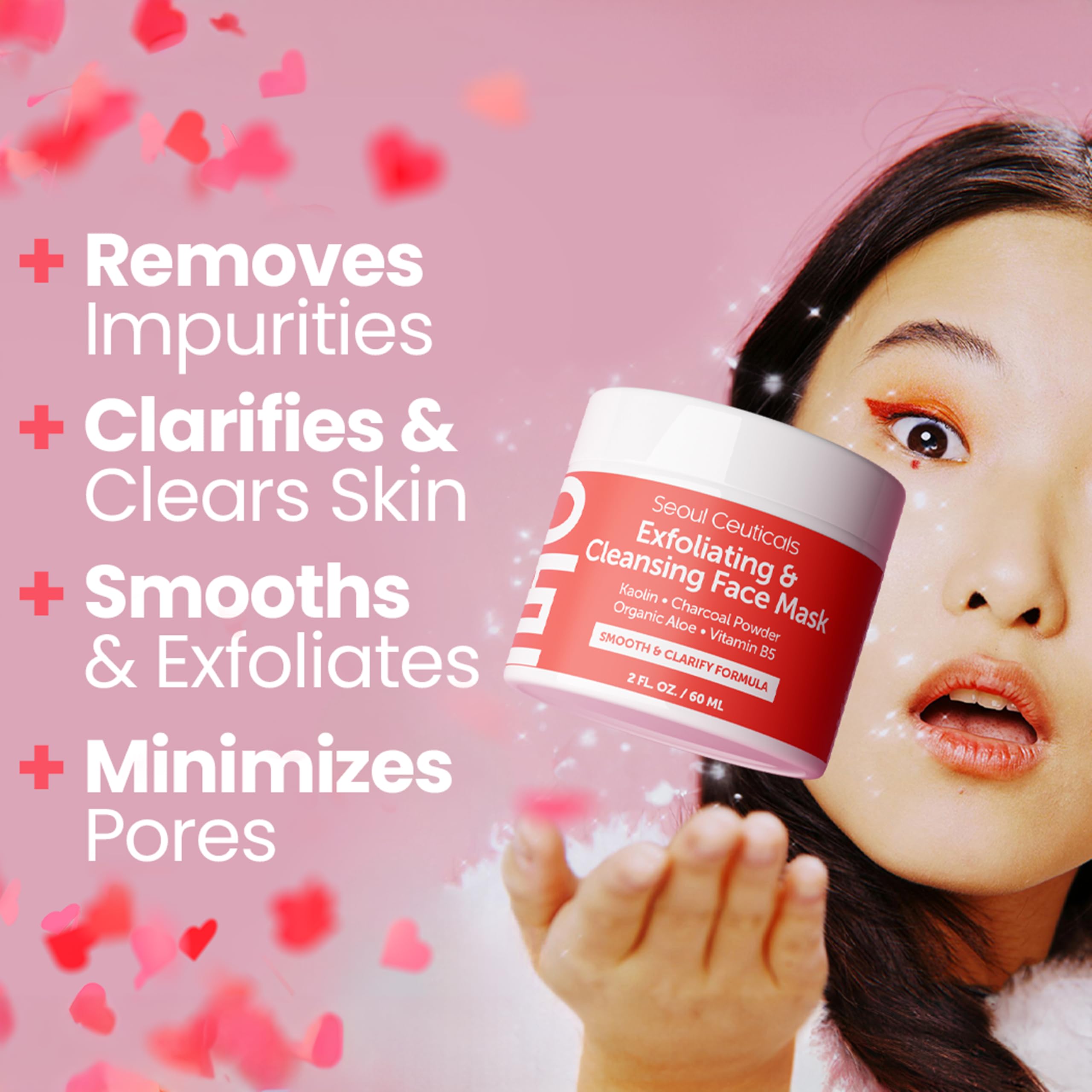 Ingrédients SeoulCeuticals Aloe Vera et Vitamine B5 apaisants pour la peau.