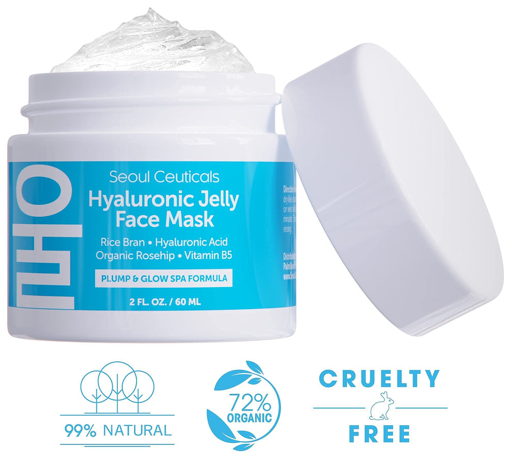 SeoulCeuticals made-in-USA mask, paraben-free and natural ingredients.