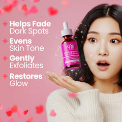 Emballage SeoulCeuticals, sérum Kojic Alpha Arbutine, suggère un teint plus homogène et lumineux.