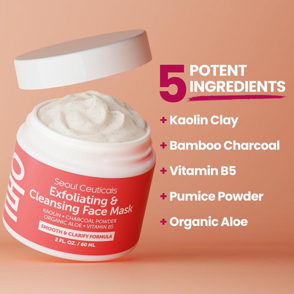Application SeoulCeuticals sur le visage, texture lisse et uniforme.