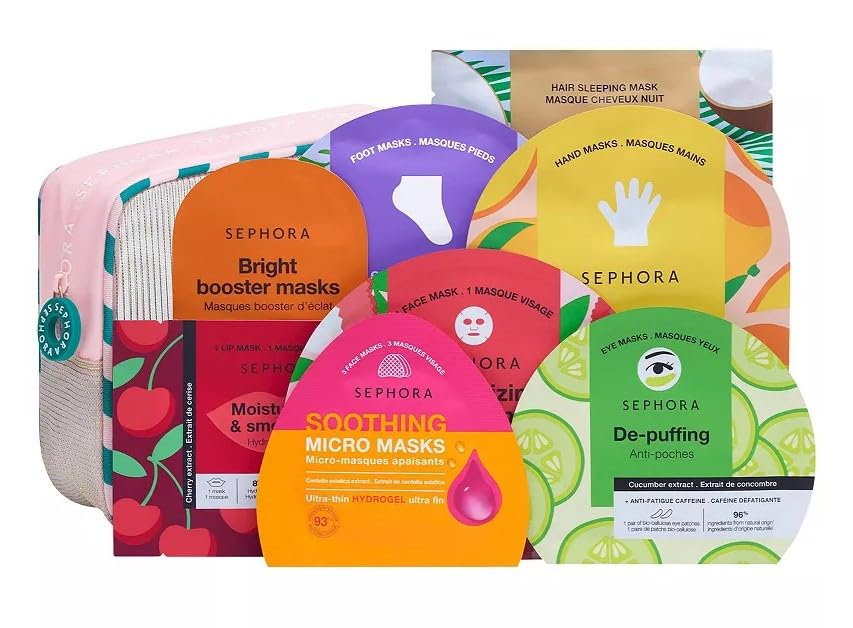 Coffret SEPHORA Collection masques visage et corps édition limitée prêt pour spa à domicile