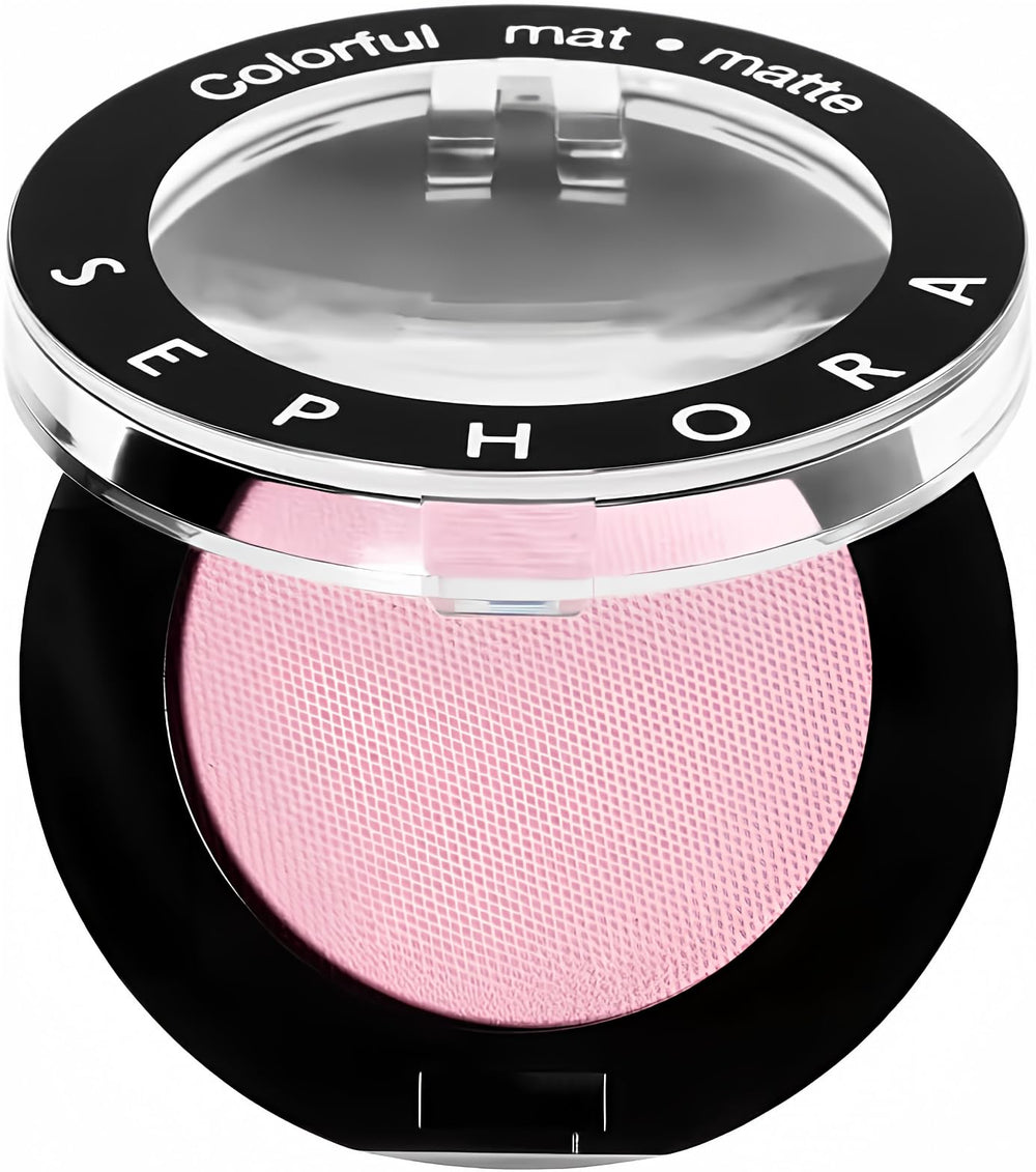 Ombre SEPHORA Collection Macaron Fraise Rose Matte, longue tenue et application fluide.