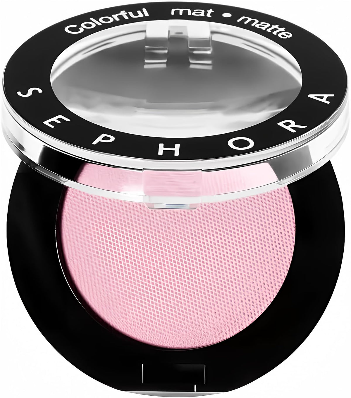 Ombre SEPHORA Collection Macaron Fraise Rose Matte, longue tenue et application fluide.