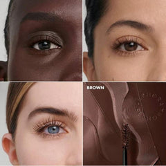 Application fluide Sephora Size Up Brun, brosse adaptée offrant volume durable et définition.