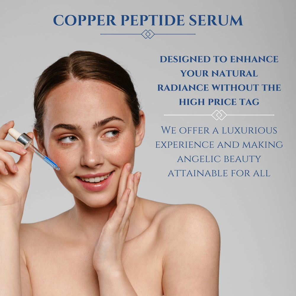 Seraphime Sérum Cuivre-Peptide – etiquette et emballage soigné pour votre routine.