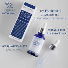 Seraphime Sérum Cuivre-Peptide, image-goutte illustrant l'absorption rapide.