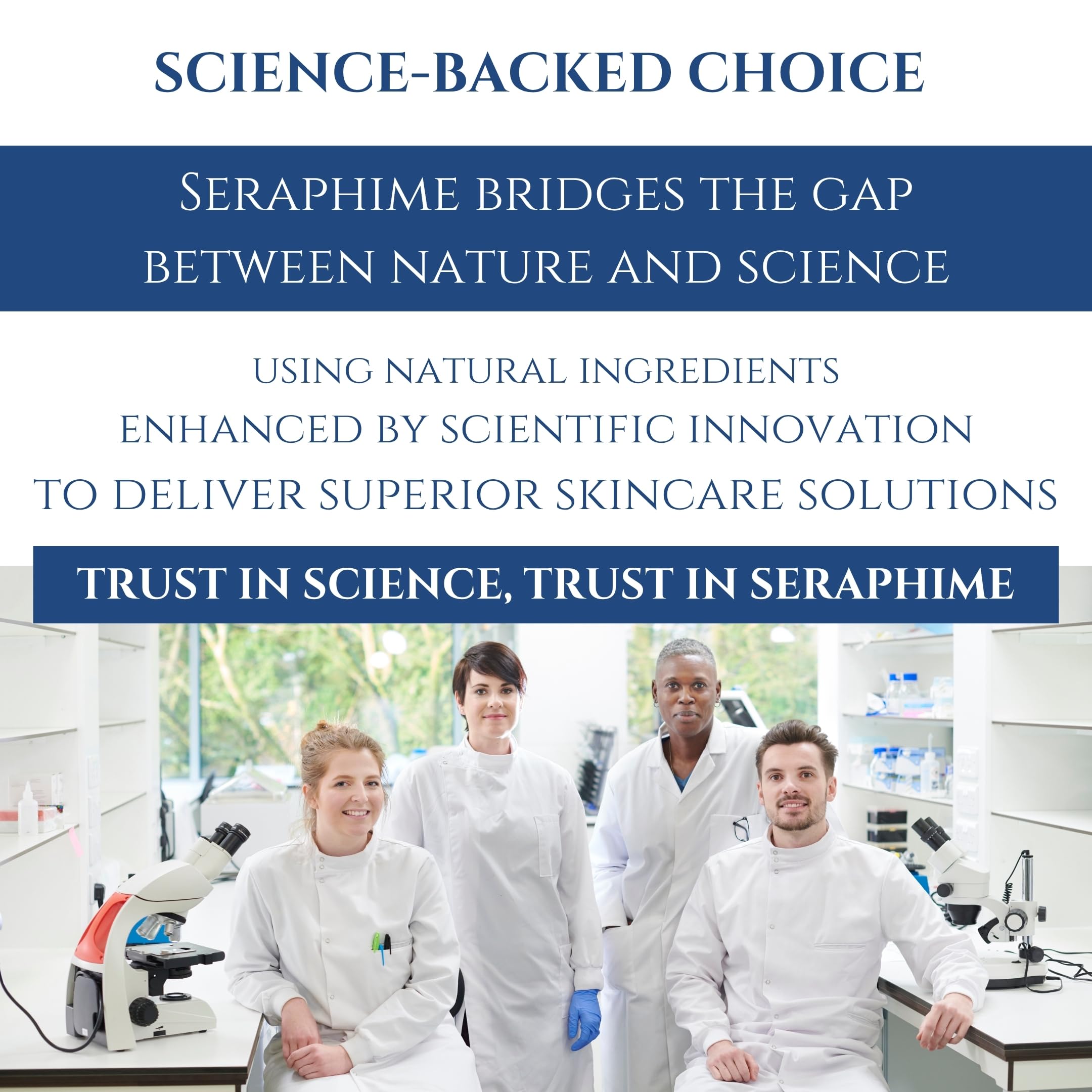Seraphime Sérum Cuivre-Peptide – peau hydratée et prête pour le maquillage.