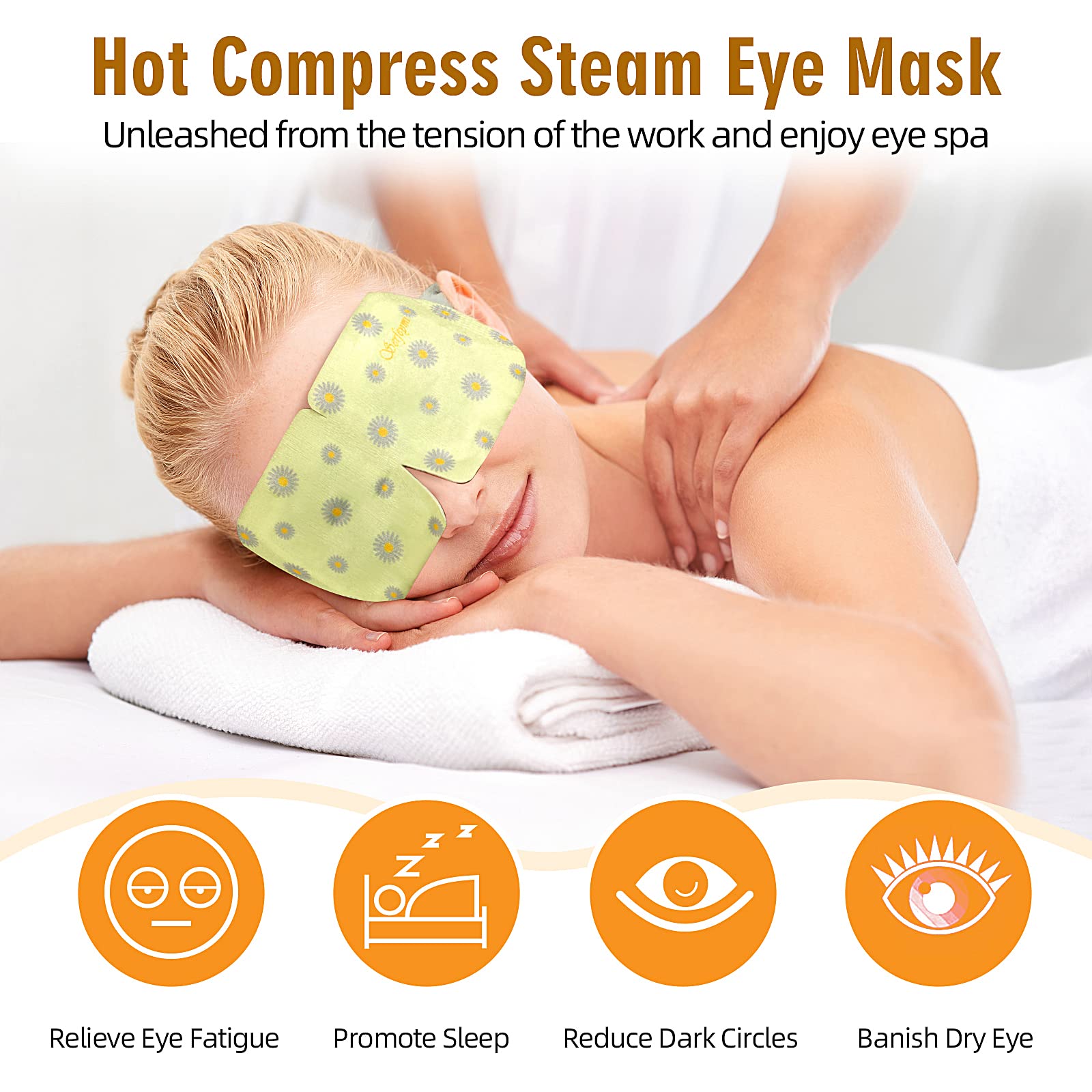 Emballage jetable Serfeymi masque yeux pratique en voyage.