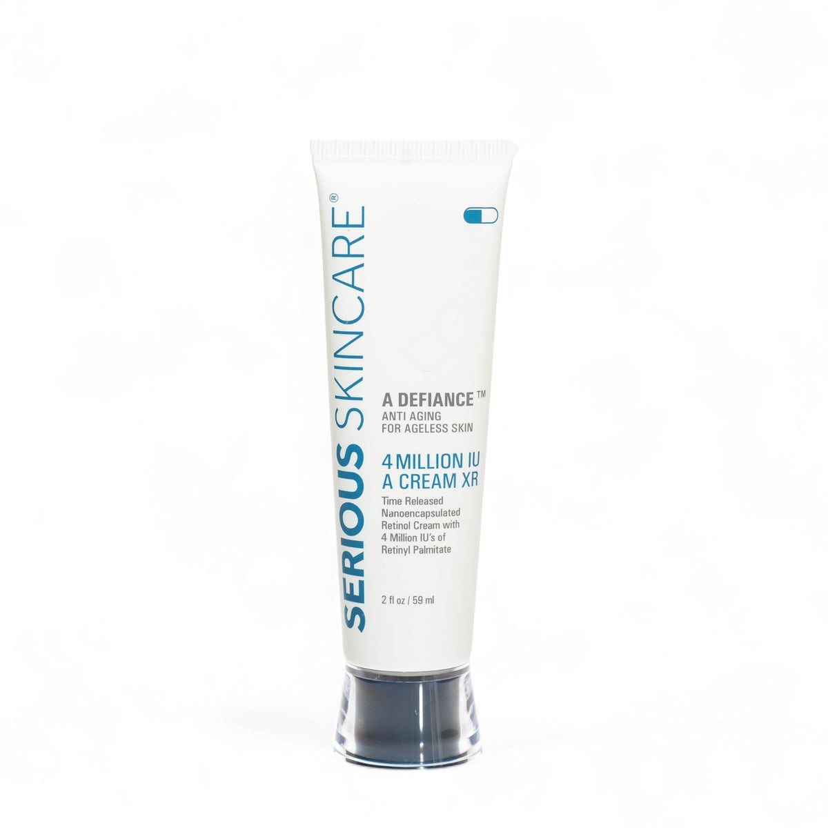 Crème Serious Skincare Rétinol Visage, bouteille 60 ml, hydratation durable.