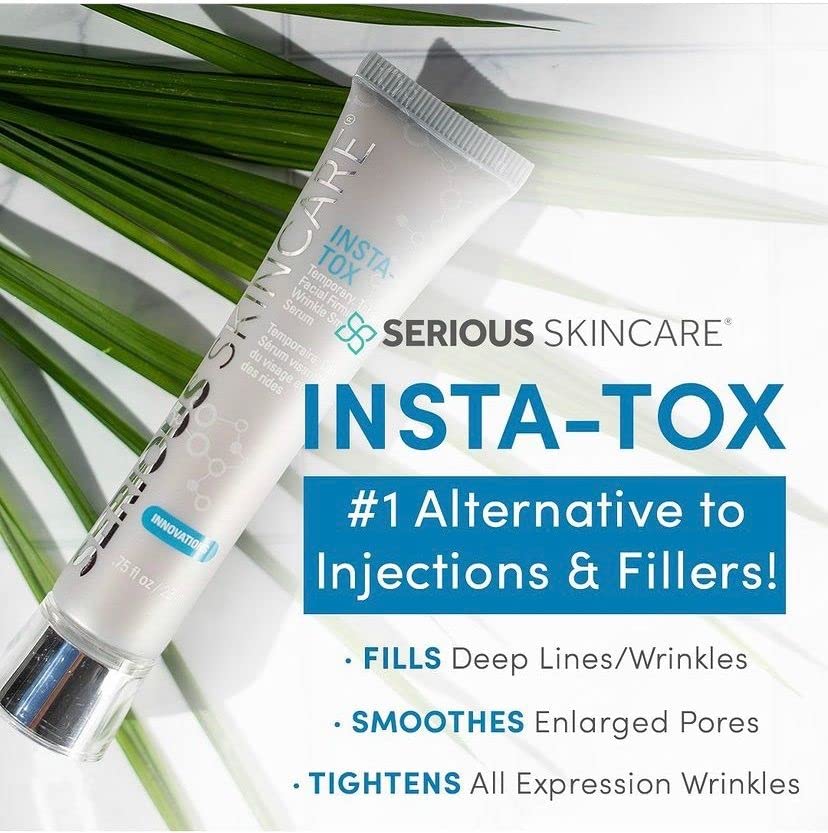 INSTA-TOX Serious Skincare, zone œil mieux définie et regard plus frais.