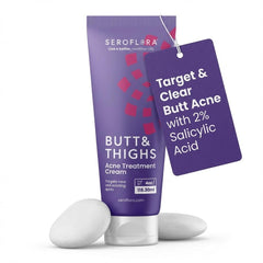 Seroflora crème contre acné fesses: soin ciblé et hydratant.