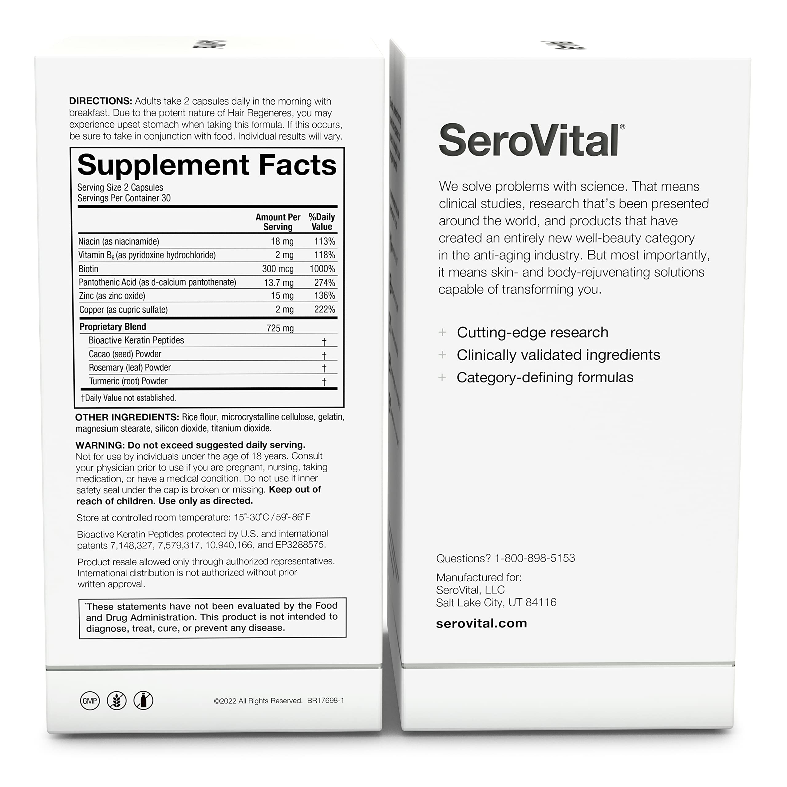 Intégrer Serovital Hair Regeneres dans votre routine beauté.