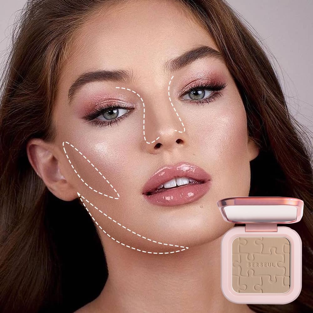SERSEUL palette contour 3 teintes mates — adaptées aux peaux claires.