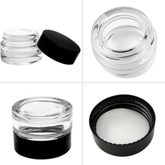 Lot Seuqhck de 90 pots cosmétiques en verre, parfait pour tester de nombreux produits.