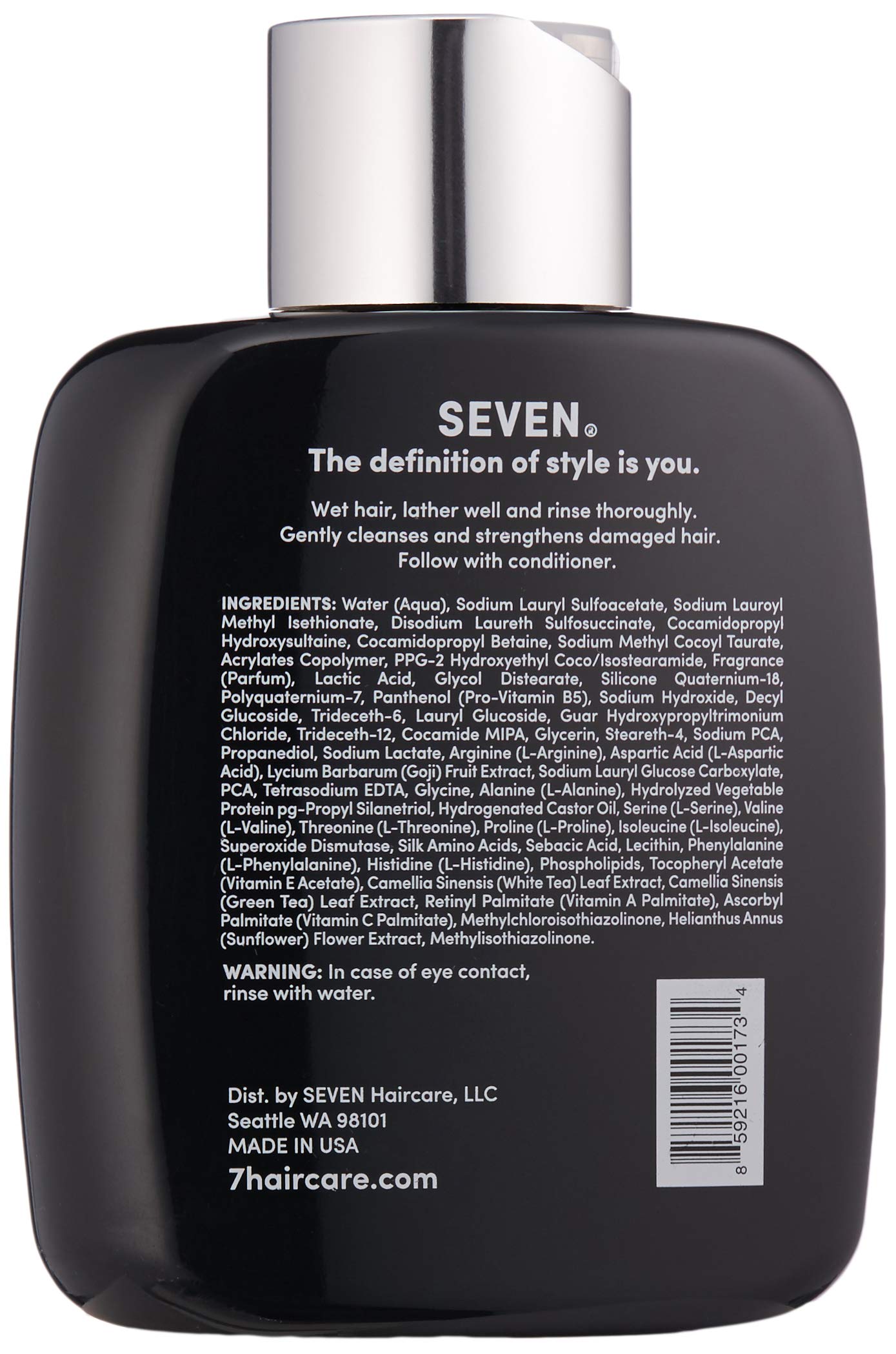 SEVEN Kente Bond Shampoing – Texture crémeuse qui hydratte en profondeur