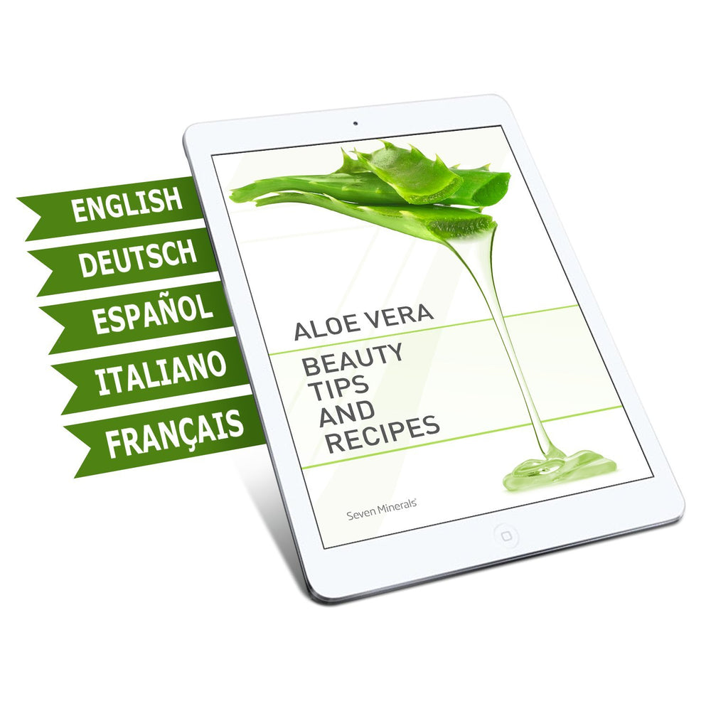 Gel Aloe Seven Minerals format voyage, flacon pratique de 2 onces.