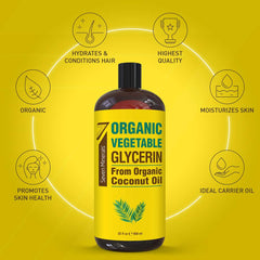 Flacon Seven Minerals glycérine végétale sans huile de palme pour la peau.