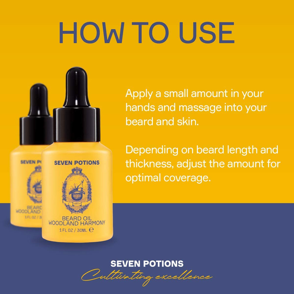 SEVEN POTIONS — Application rapide pour barbe douce et sans résidu
