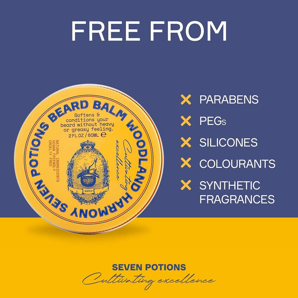 SEVEN POTIONS Baume Barbe Ingrédients Naturels: formule naturelle pour barbe saine