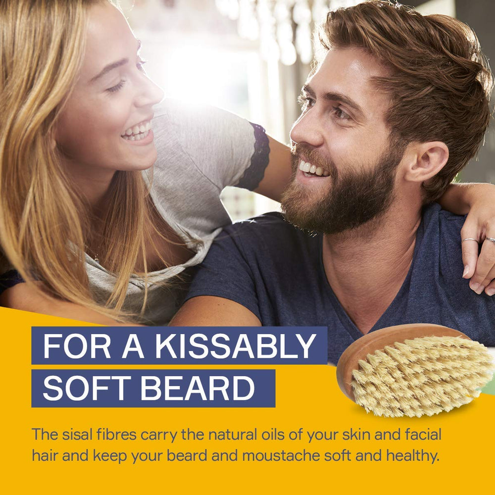 SEVEN POTIONS brosse barbe vegan, douceur durable et routine soin efficace.