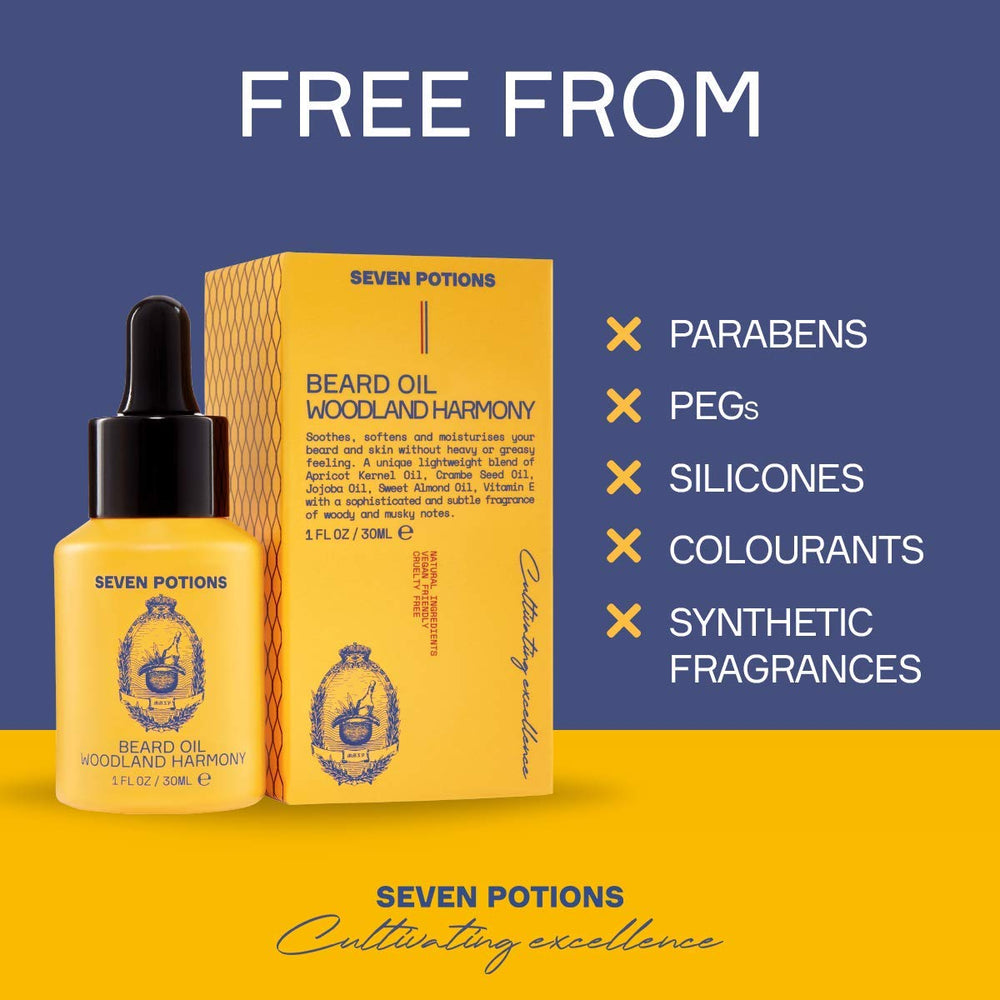 SEVEN POTIONS — Soin peau sous la barbe, prévention des démangeaisons