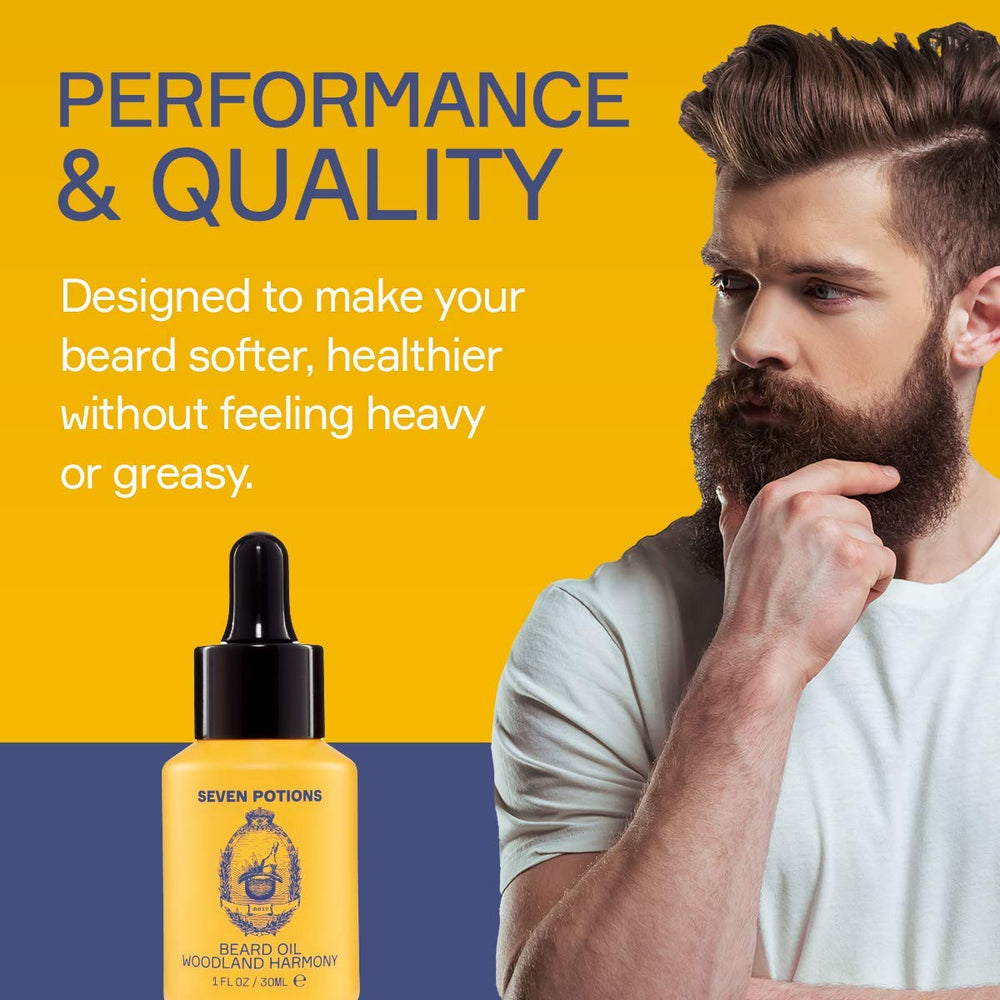 SEVEN POTIONS — Utilisation quotidienne pour barbe plus maniable
