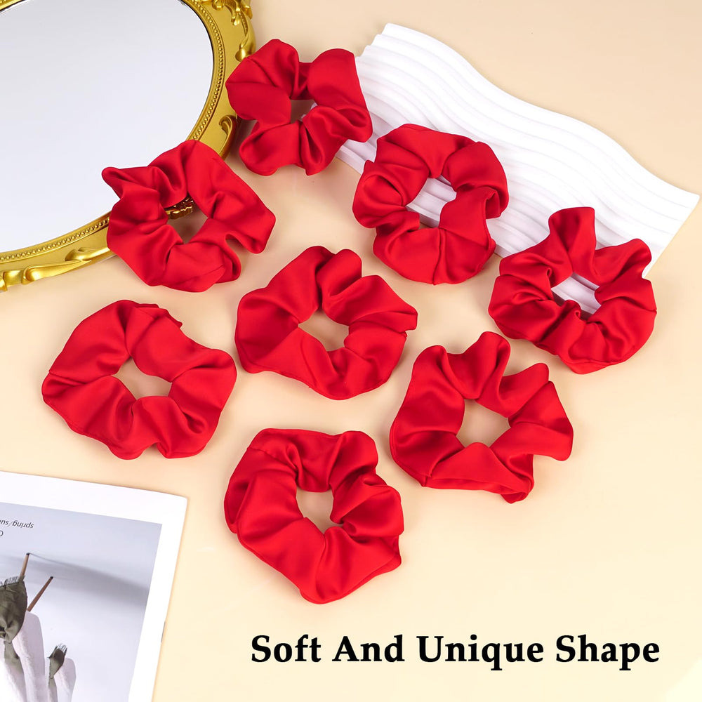 Coffret prêt à offrir SEVEN STYLE satin rouge pour femmes et filles
