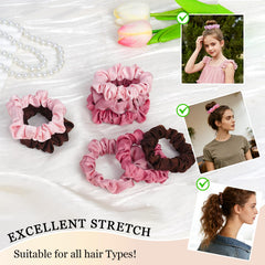 seven style serre-tetes satin ultra-petite rose detail texture chic