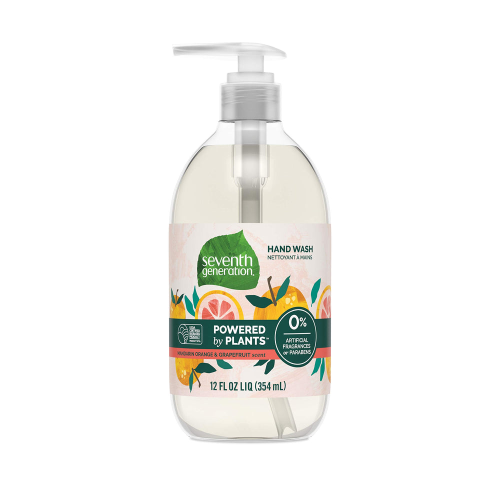 Savon pour les mains Seventh Generation en bouteille agrumes frais prêt à l’emploi et doux