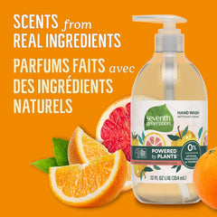 Mousse légère du savon Seventh Generation sur la peau