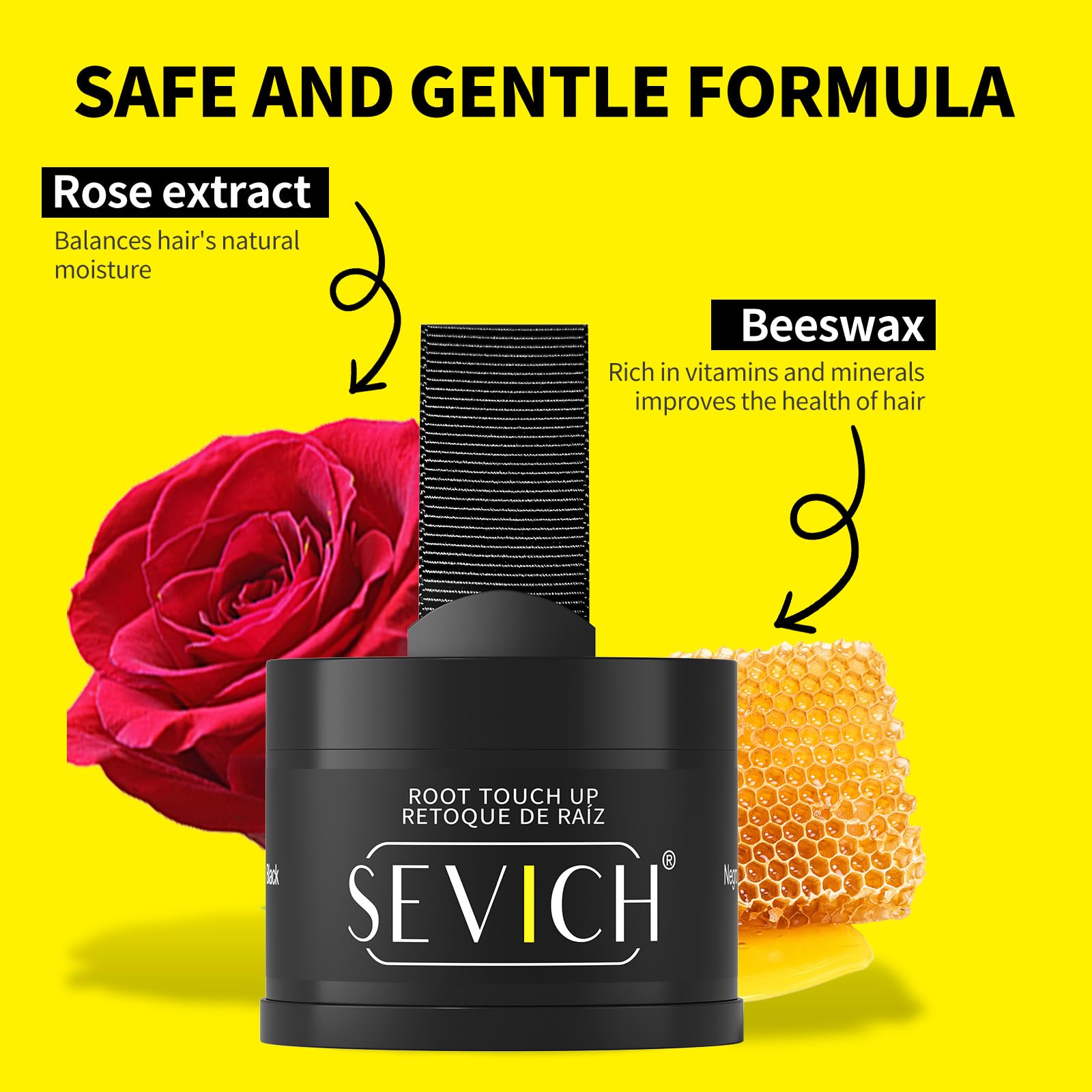 Sevich cire abeille extrait rose nourrit et couvre.