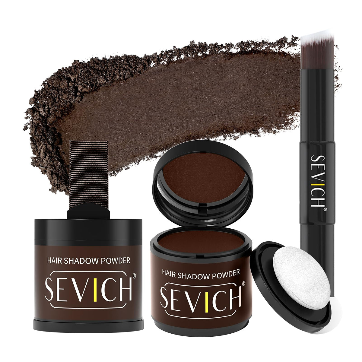 Poudre Hairline SEVICH avec coffret et pinceau.