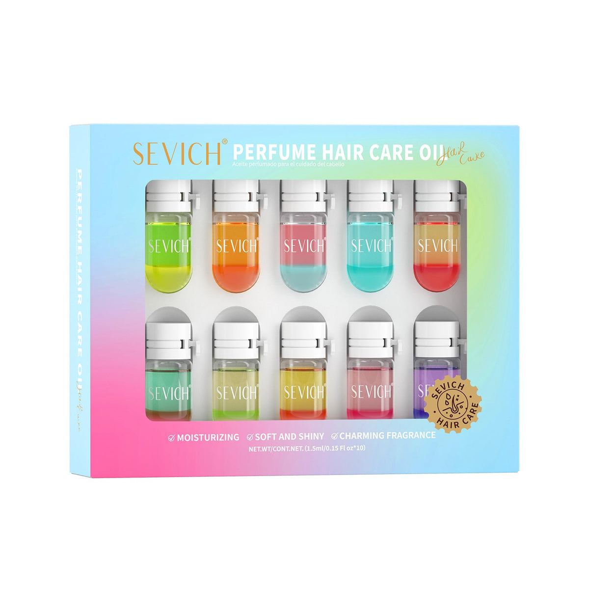 SEVICH huile-capules-cheveux pack-10: soin nourrissant et parfum durable pour cheveux.
